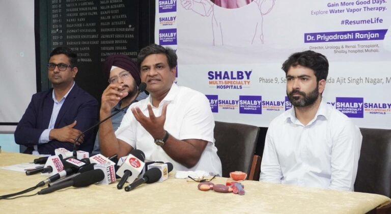 Dr. Priyaddarshi Ranjan interacting with patients and media