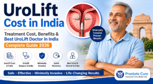 UroLift cost in India guide showing treatment benefits recovery and best UroLift doctor in India