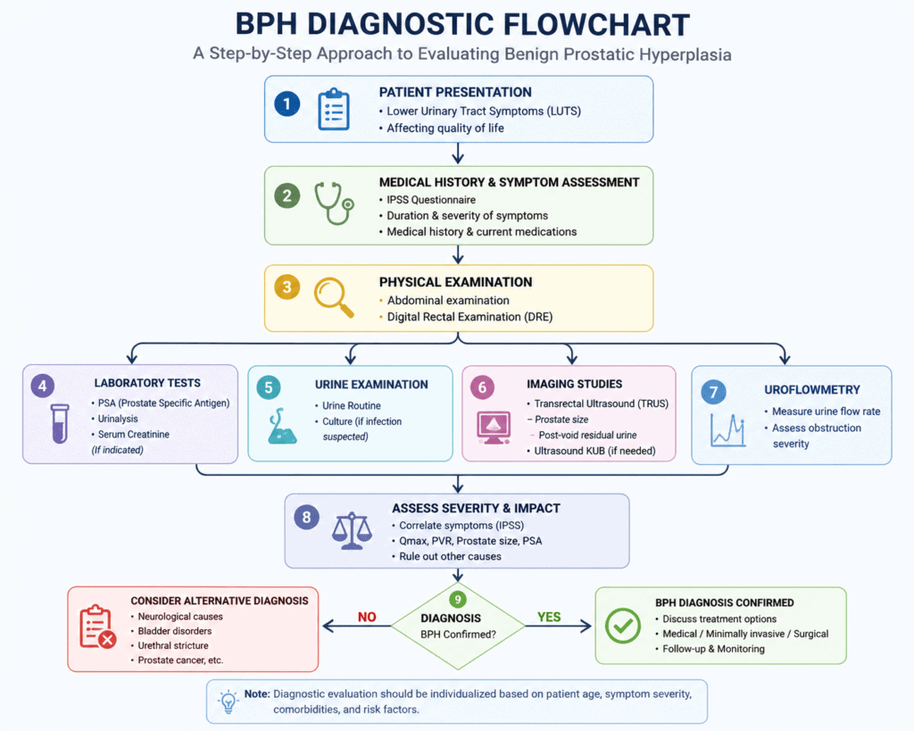 BPH Diagnosis process