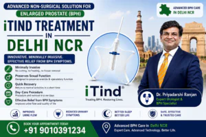 iTind Treatment in Delhi NCR advanced minimally invasive treatment for enlarged prostate BPH by Dr Priyadarshi Ranjan