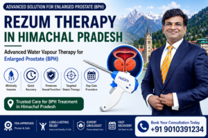 Rezum Therapy in Himachal Pradesh advanced water vapour therapy for enlarged prostate BPH with minimally invasive treatment by Dr Priyadarshi Ranjan