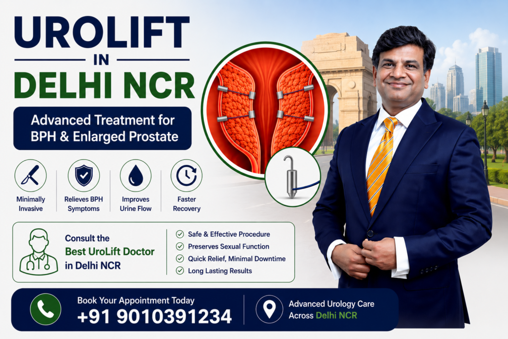 UroLift in Delhi NCR advanced minimally invasive treatment for BPH and enlarged prostate