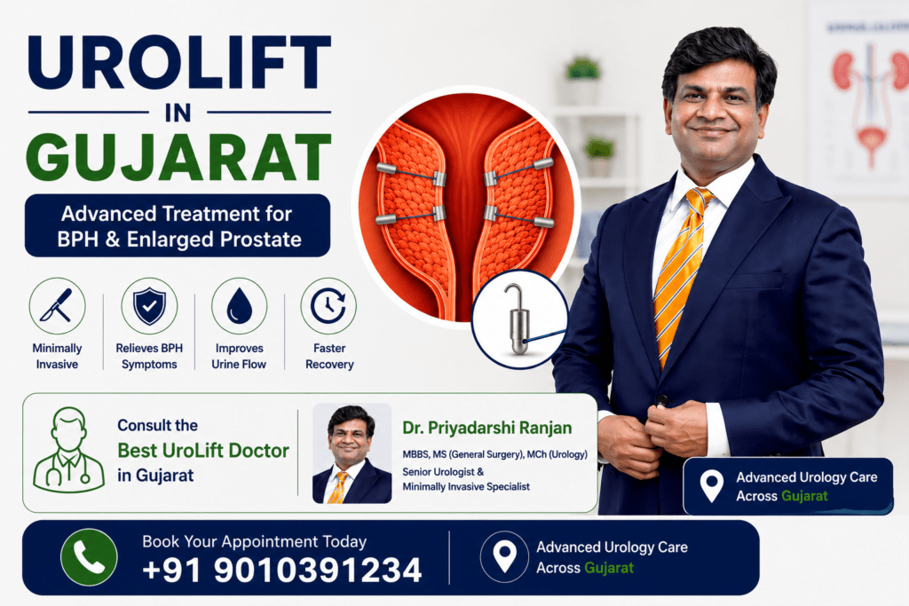 UroLift in Gujarat advanced minimally invasive treatment for BPH and enlarged prostate with faster recovery