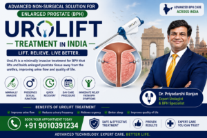 UroLift Treatment India advanced minimally invasive treatment for enlarged prostate BPH by Dr Priyadarshi Ranjan