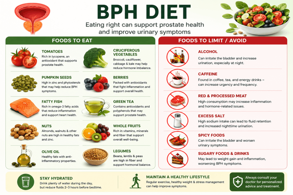 Best BPH Diet: Top Foods to Eat & Foods to Avoid for an Enlarged Prostate