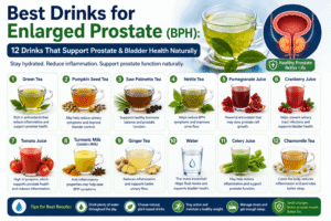Best Drinks for Enlarged Prostate – 12 Healthy Drinks for Better Prostate Health