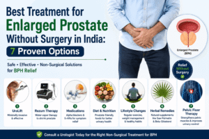Best Treatment for Enlarged Prostate Without Surgery – Compare UroLift, Rezūm, iTind and PAE