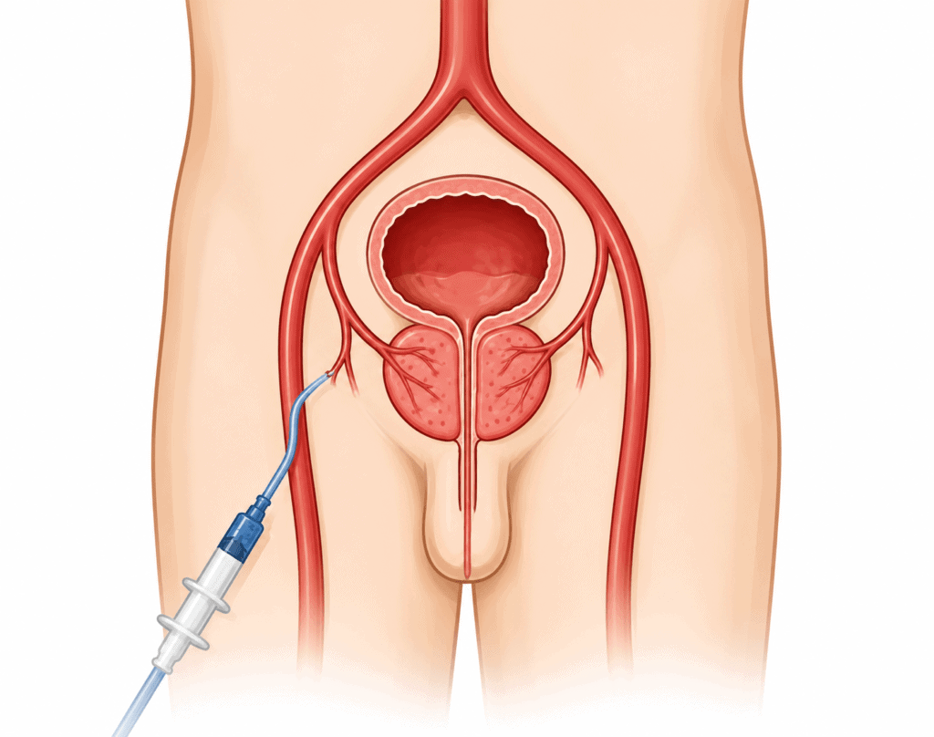 Prostatic Artery Embolization (PAE) for Enlarged Prostate