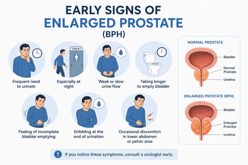 Early Signs of Enlarged Prostate (BPH): 10 Symptoms You Should Never Ignore