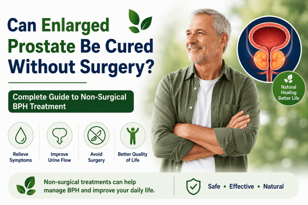 Can Enlarged Prostate Be Cured Without Surgery – Best Non-Surgical BPH Treatment Options