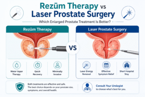 Rezūm vs Laser Prostate Surgery: Which Enlarged Prostate Treatment Is Better? (2026 Guide)