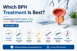 Which BPH Treatment Is Best? Comparison of UroLift, Rezūm, Laser, TURP, Aquablation, iTind and PAE